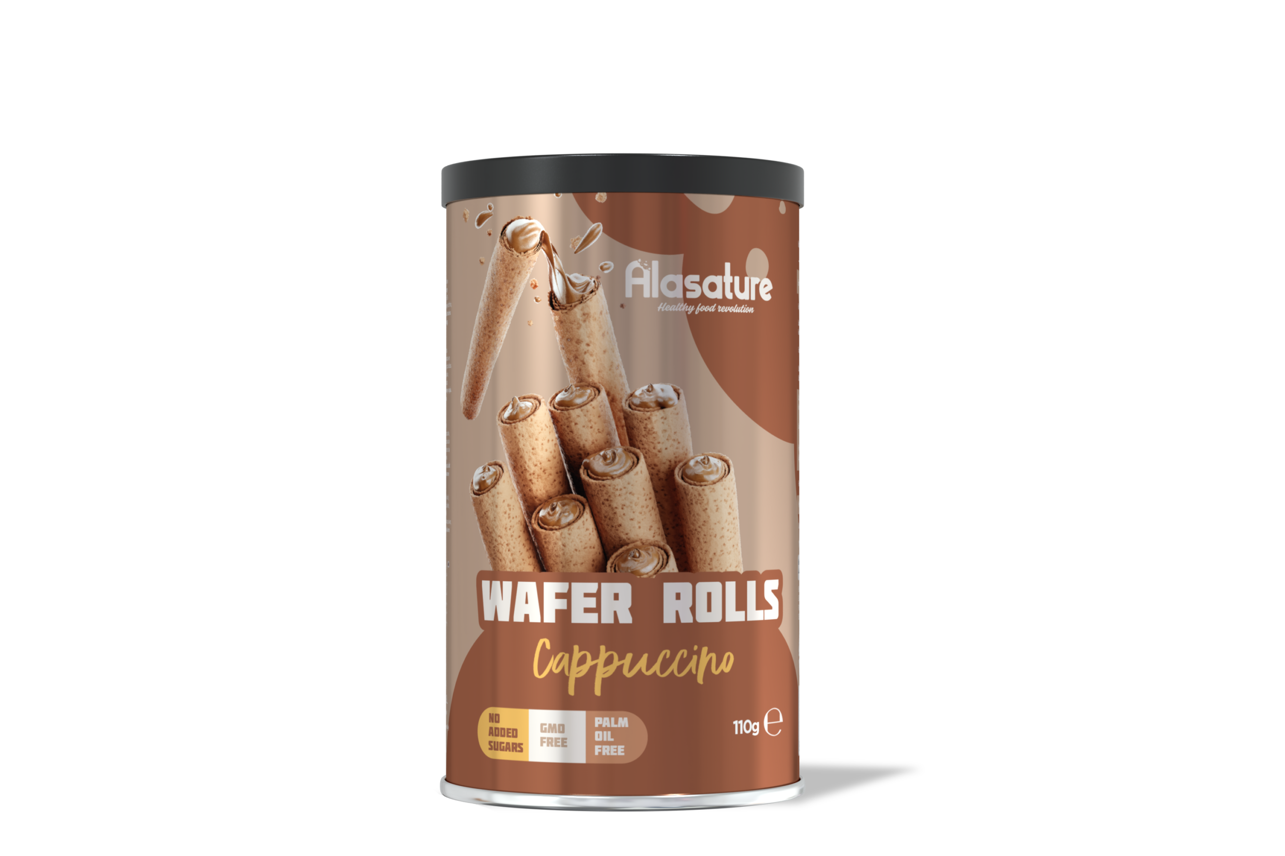 Cappuccino Wafer Rolls